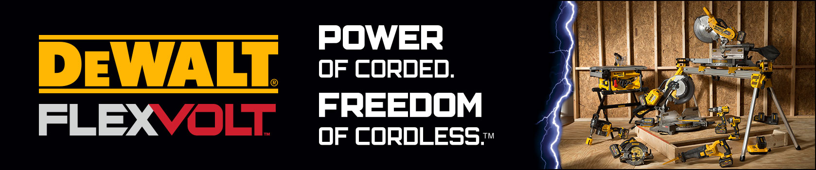 DeWALT FlexVolt tools 
