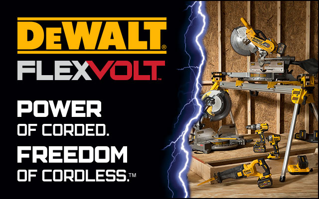 DeWALT FlexVolt tools 