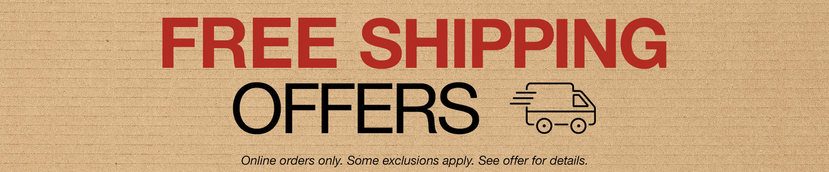 Free Shipping Offers on Select Items