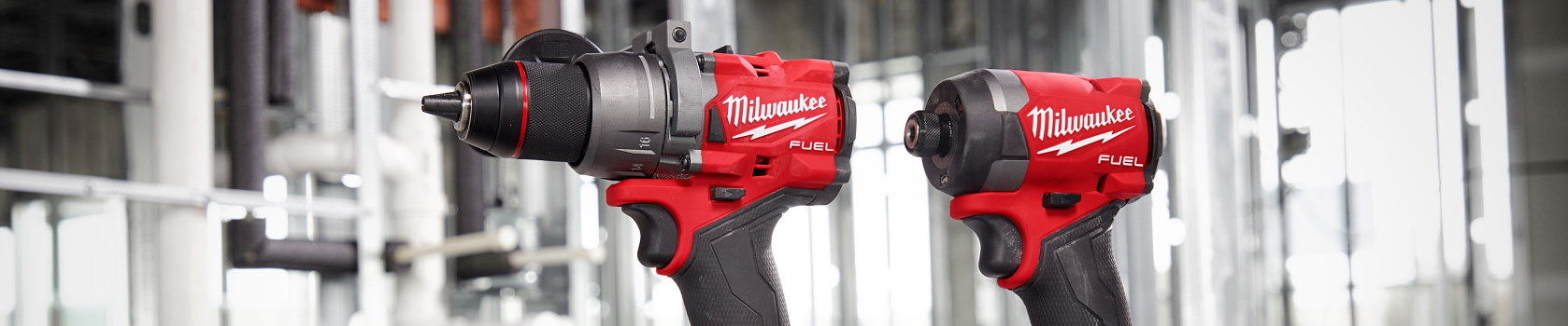 Pair of battery powered Milwaukee tools