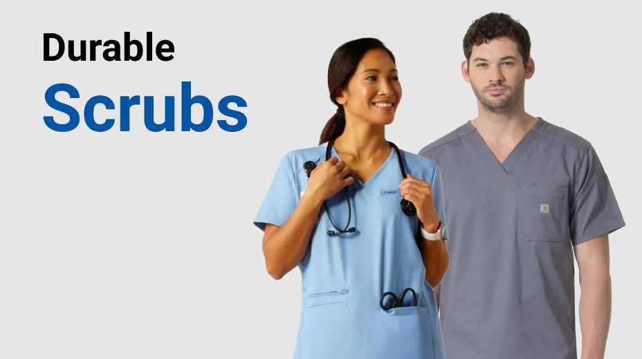 Durable scrubs