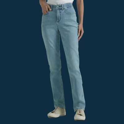 デニム・ジーパン SEFR Women Denim Pants CLARA DARBL BLUE Women's Flared serge jeans in steel blue wash denim | CELINE
