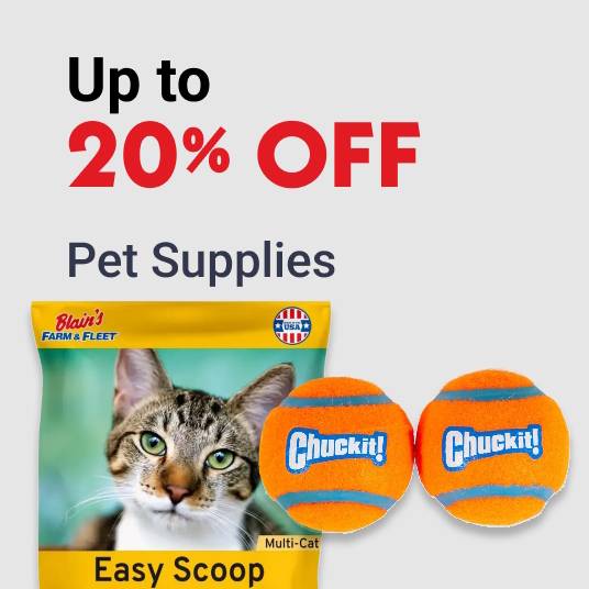 Up to 20% OFF Pet Supplies
