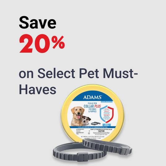 Save 20% on Select Pet Must-Haves