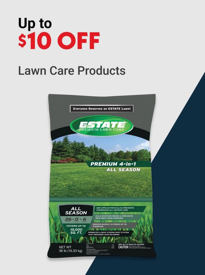 Up to $10 OFF Lawn Care Products