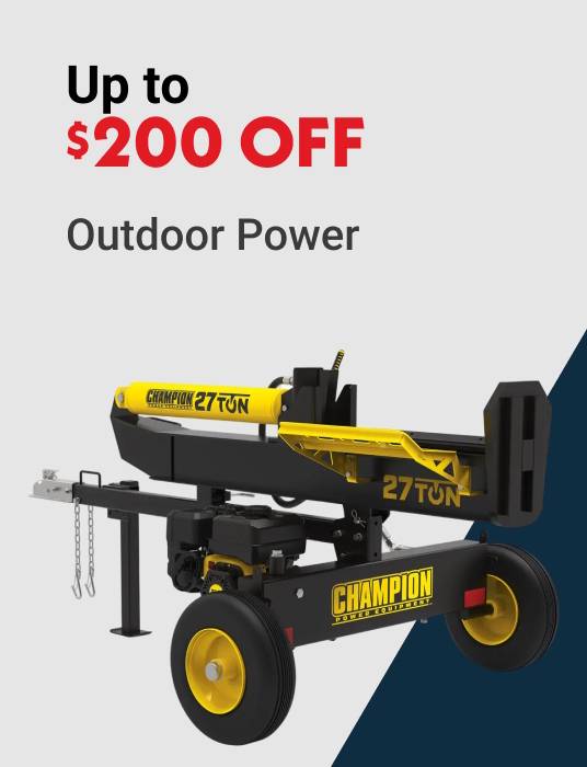 Up to $200 OFF Outdoor Power