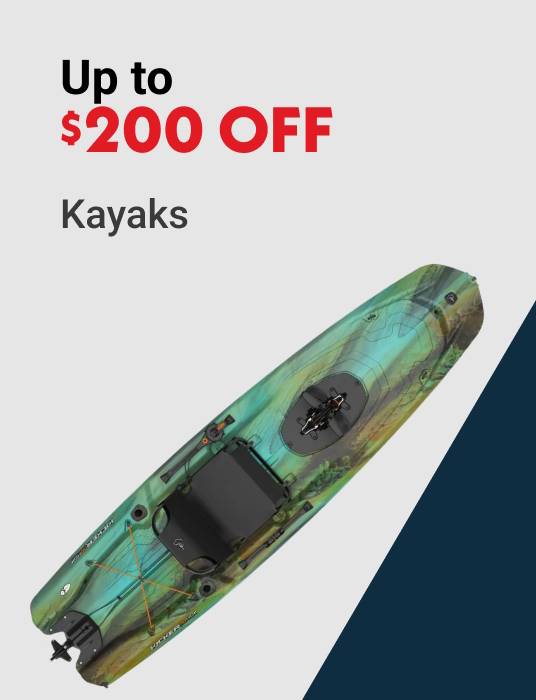 Up to $200 OFF Kayaks