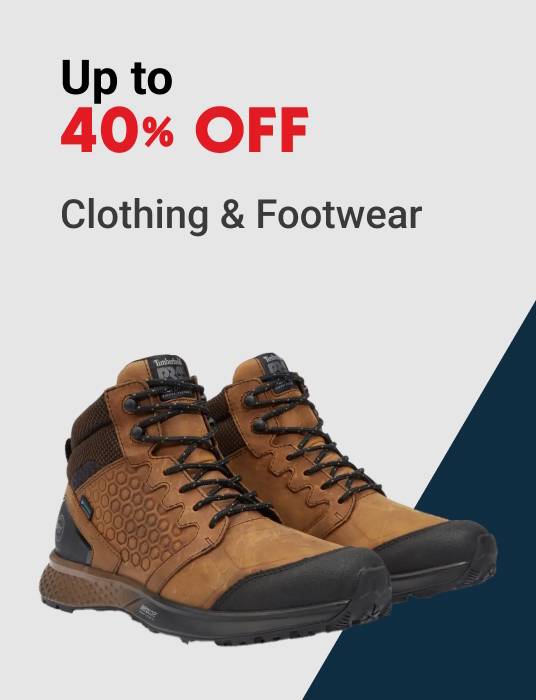 Up to 40% OFF Clothing & Footwear