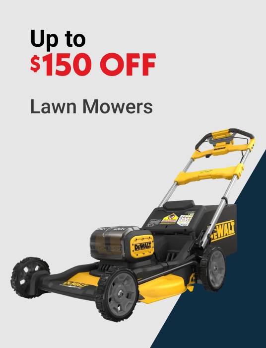 Up to $150 OFF Lawn Mowers