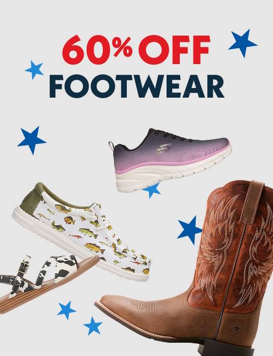 60% OFF Footwear