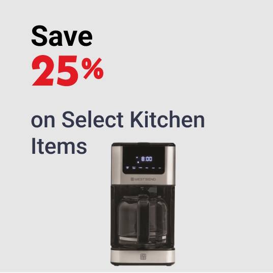 Save 25% on Select Kitchen Items