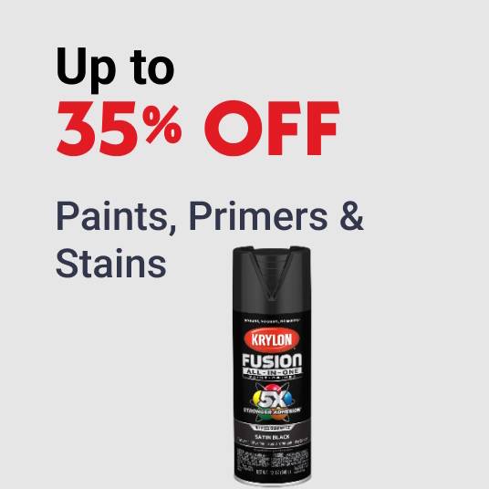 Up to 35% OFF Paints, Primers & Stains