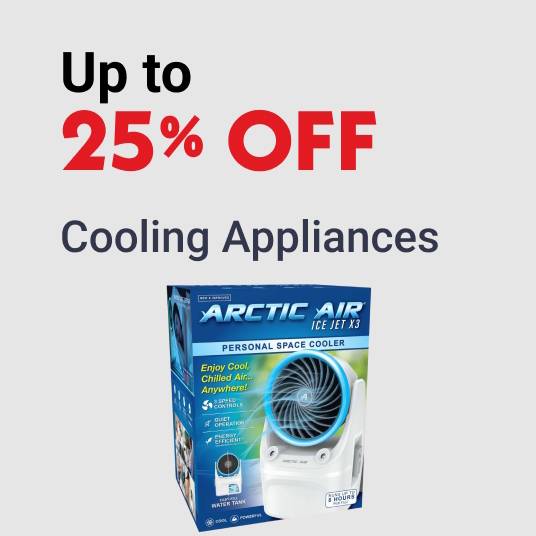Up to 25% OFF Cooling Appliances