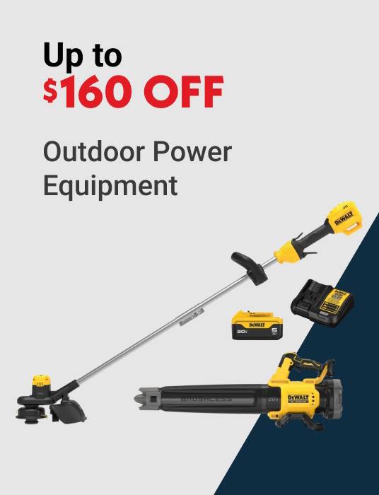 Up to $160 OFF Outdoor Power Equipment