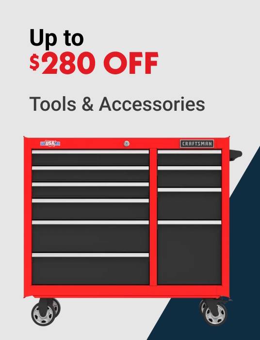 Up to $280 OFF Tools & Accessories