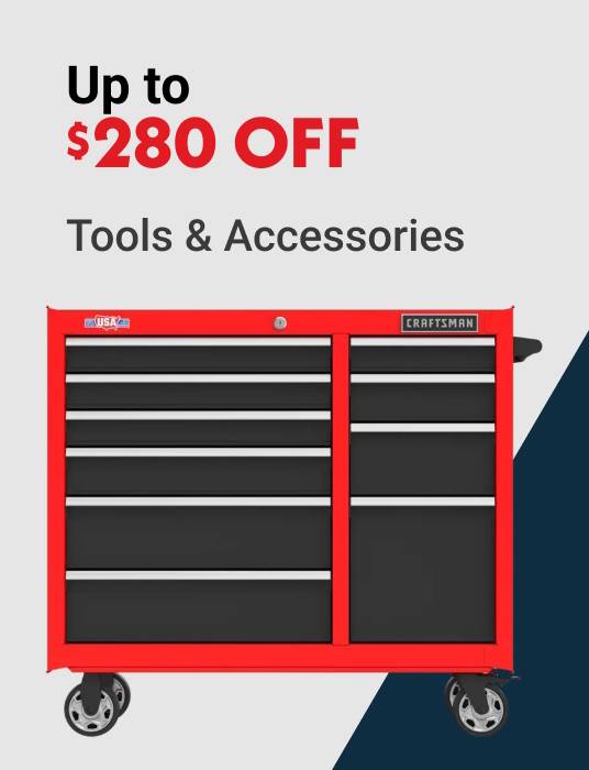 Up to $280 OFF Tools & Accessories