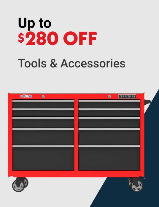 Up to $280 OFF Tools & Accessories