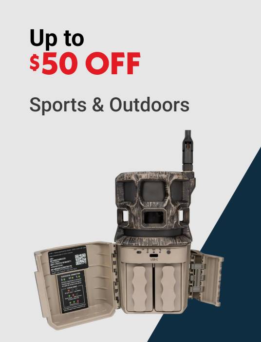 Up to $50 OFF Sports & Outdoors