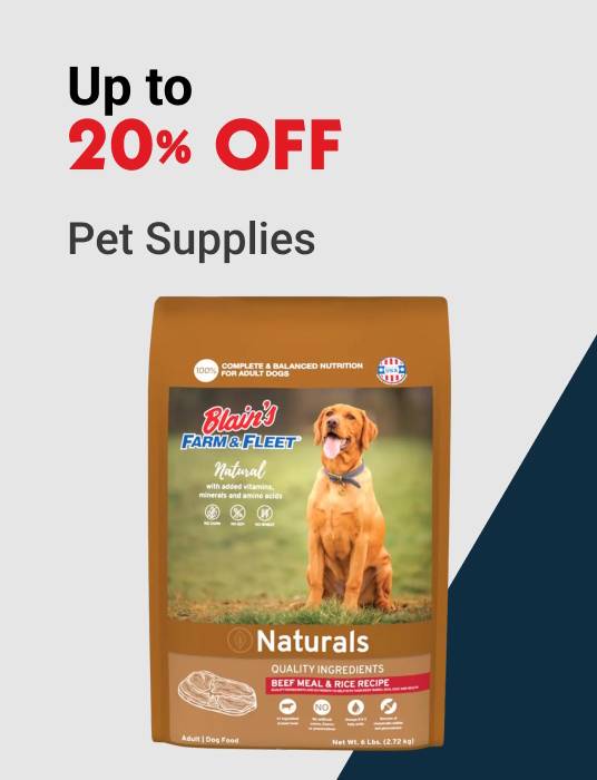 Up to 20% OFF Pet Supplies
