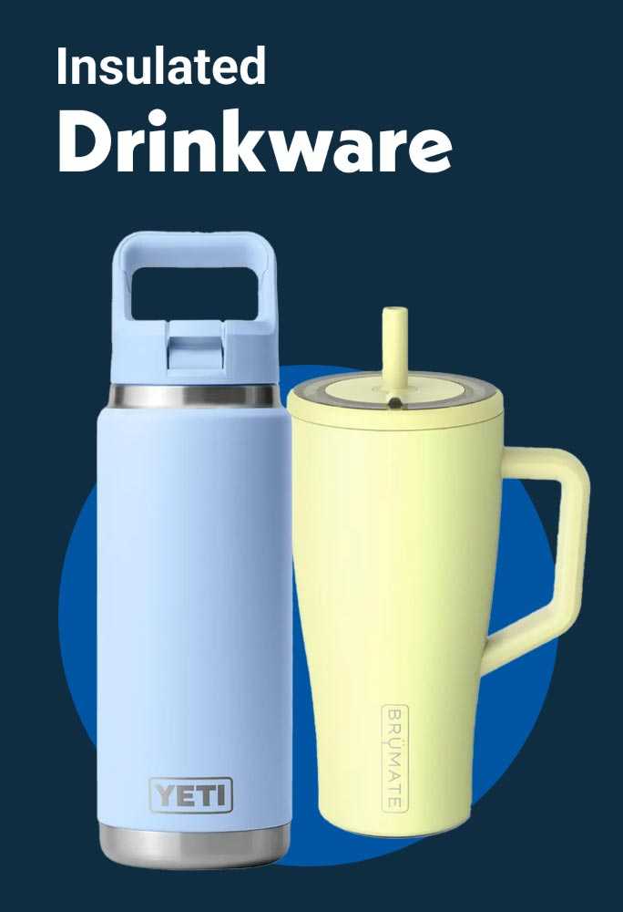 Insulated drinkware