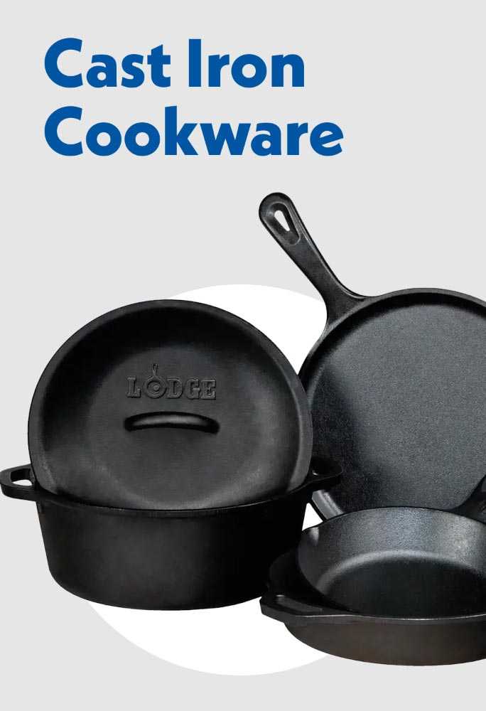 Cast iron cookware