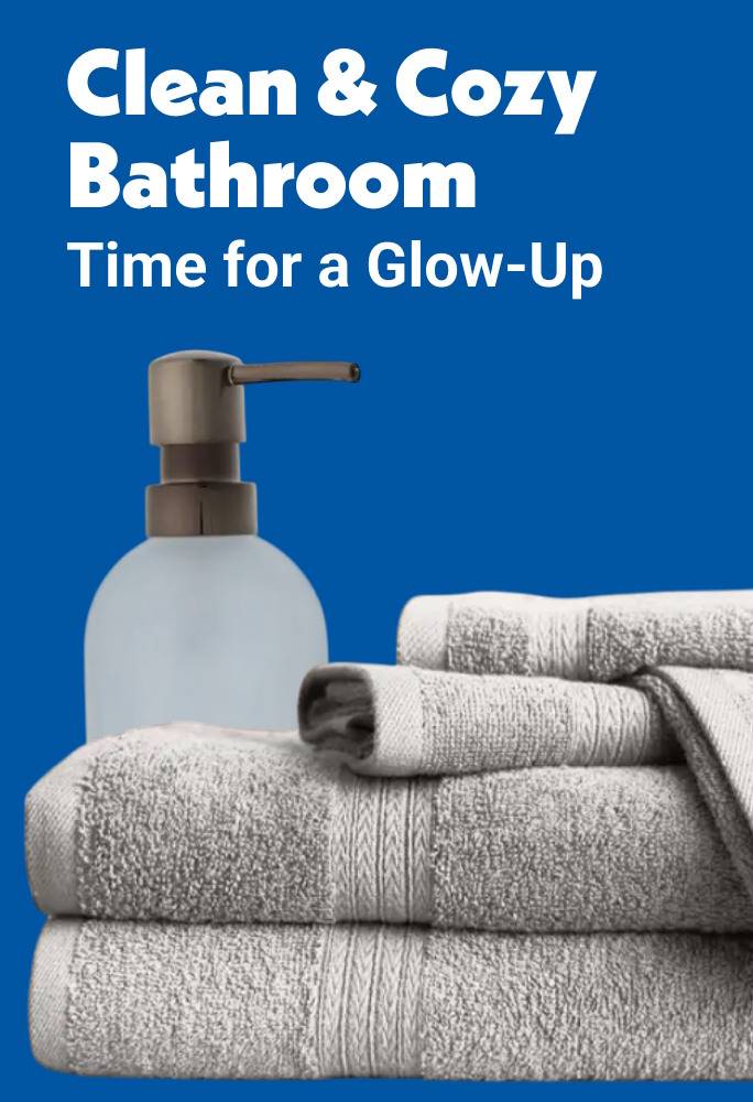 Clean & Cozy Bathroom Time for a Glow-Up
