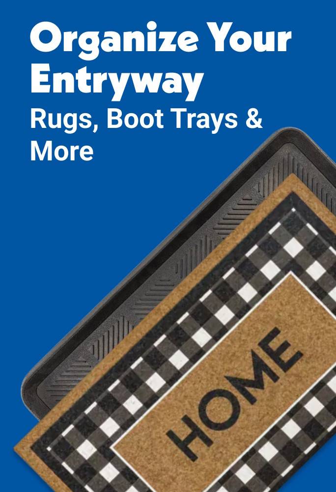 Organize Your Entryway Rugs, Boot Trays, & More