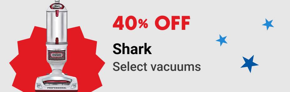 40% OFF Shark Select vacuums