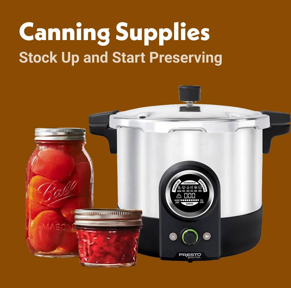 Canning supplies: stock up and start preserving