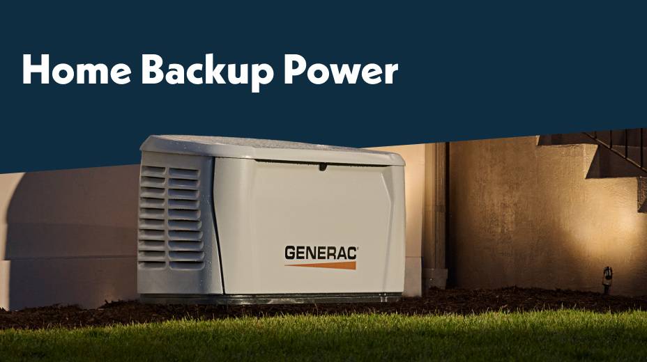 Home backup power.