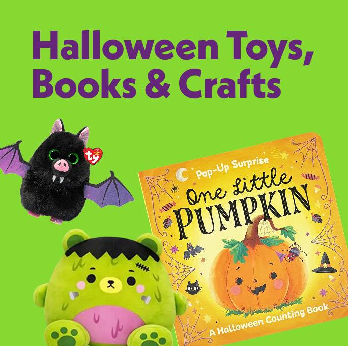 Halloween Toys, Books and Crafts