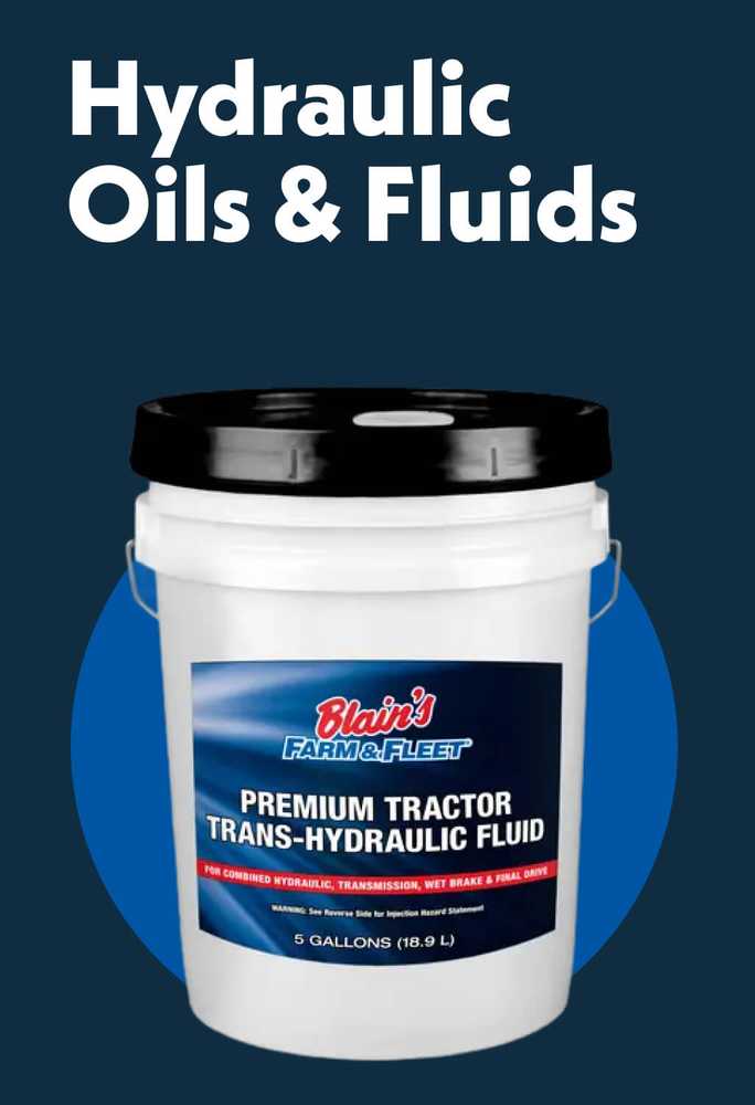 Hydraulic Oils and Fluids