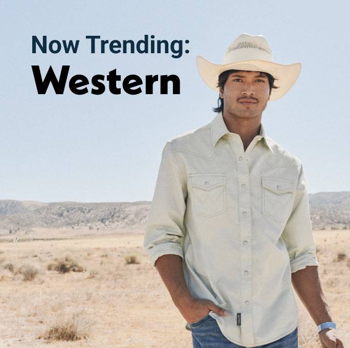 Now Trending: Men's Western Wear