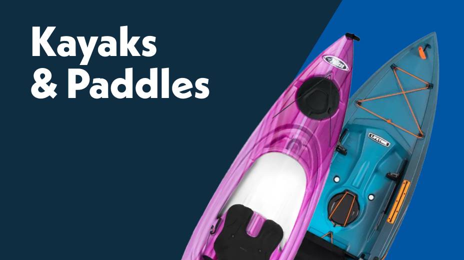 Kayaks and paddles
