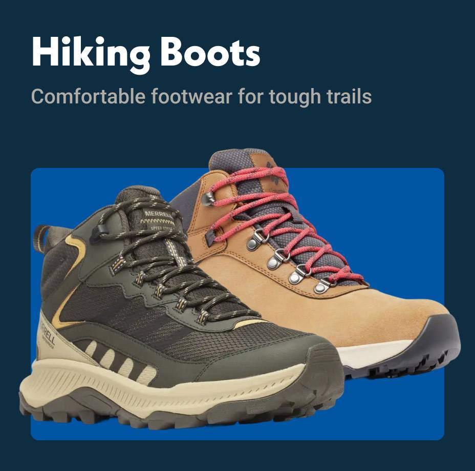 Hiking boots: Comfortable footwear for tough trails