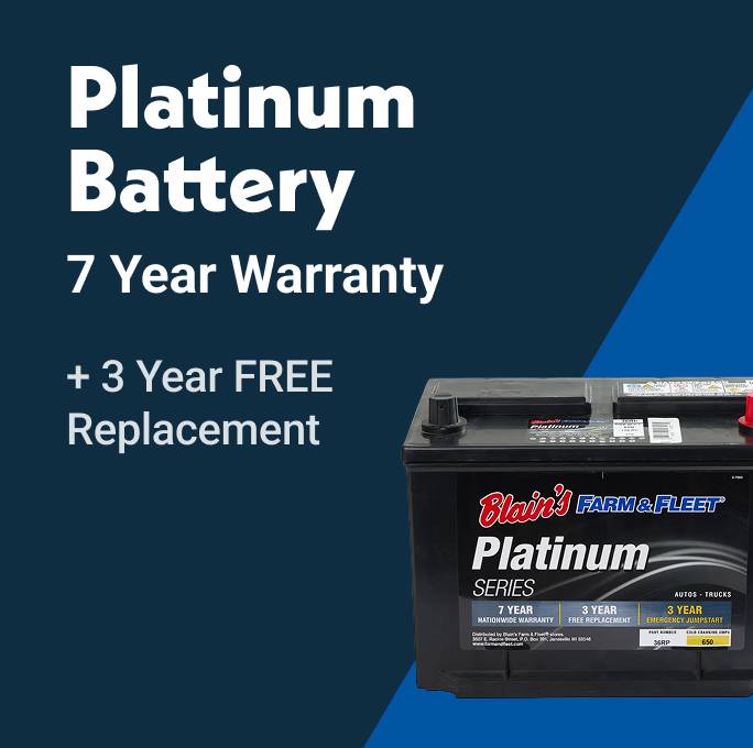 Blain's Platinum Auto Battery - 7 Year Warranty