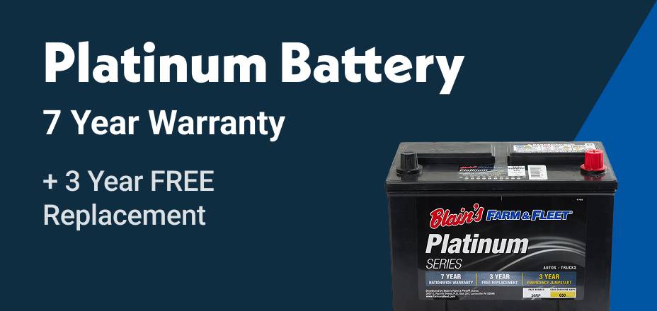 Blain's Platinum Automotive Battery