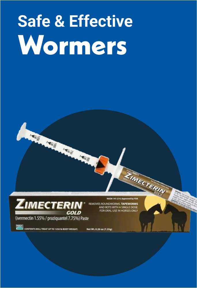 Safe and effective wormers