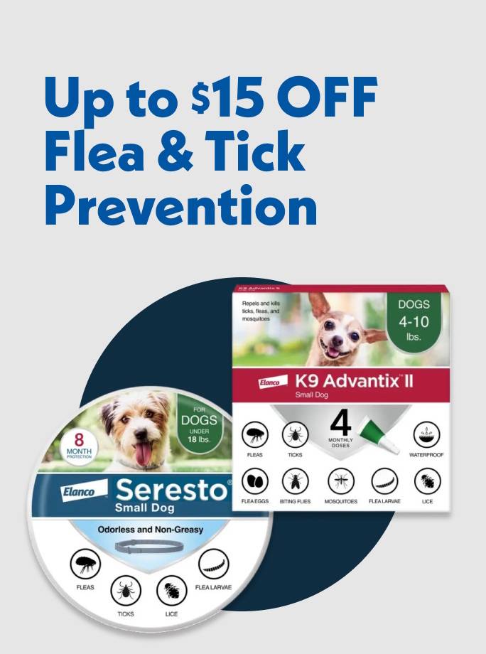 15% OFF Flee and Tick Prevention 