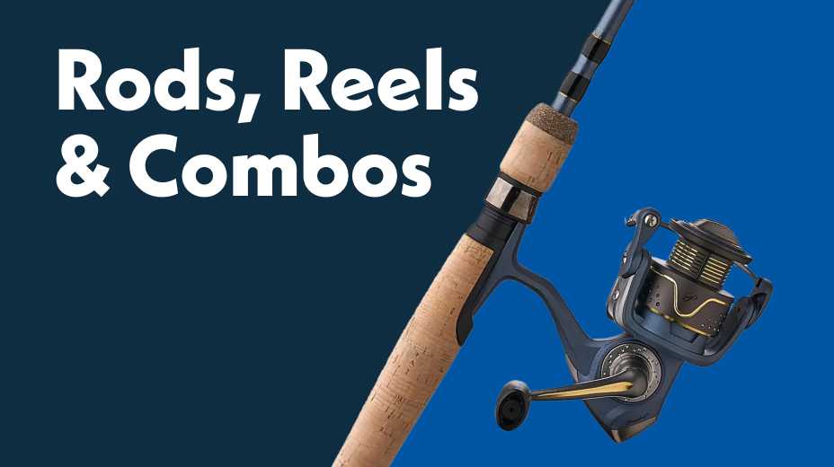 Fishing Rods, Reels, and Combos