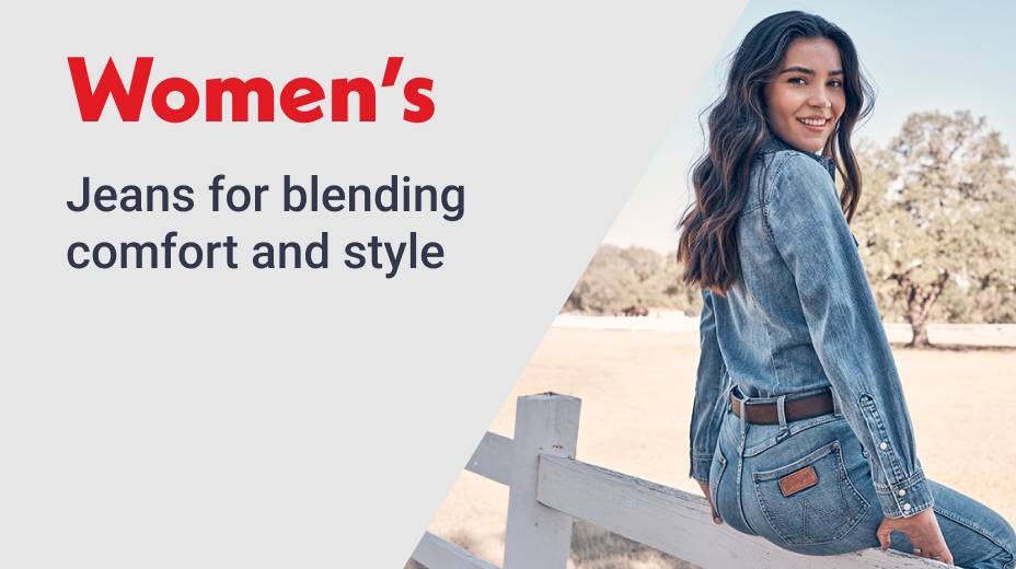 Women's jeans for blending comfort and style