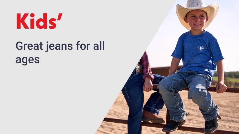 Kids' jeans for all ages