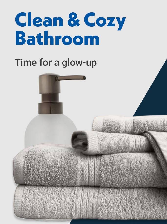 Clean & Cozy Bathroom Time for a Glow-Up