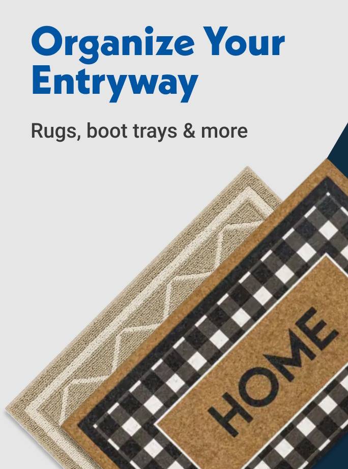 Organize Your Entryway Rugs, Boot Trays, & More