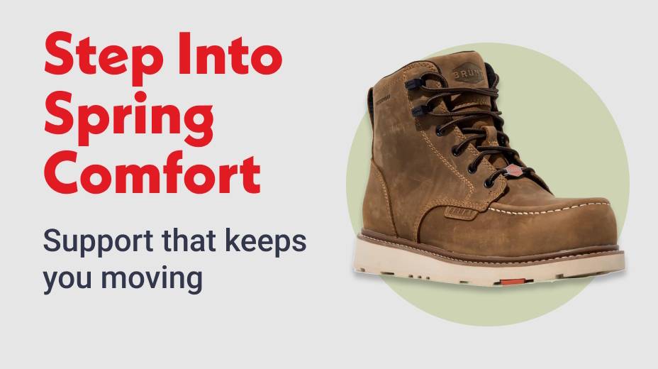 Step Into Spring Comfort Support that keeps you moving