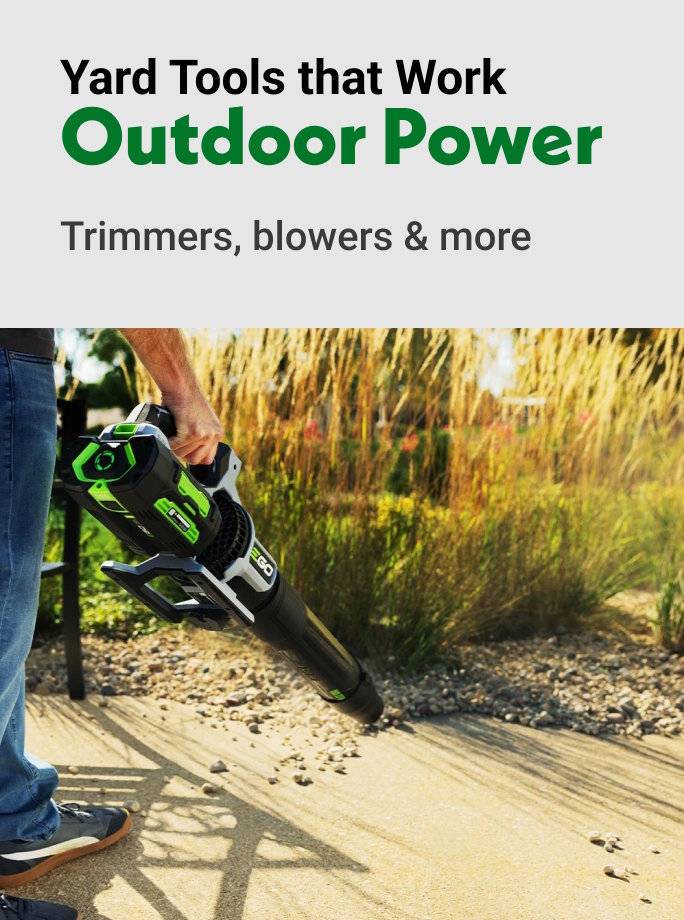 Yard Tools that Work Outdoor Power Trimmers, blowers & more