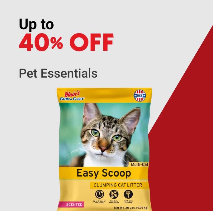 Up to 40% OFF Pet Essentials