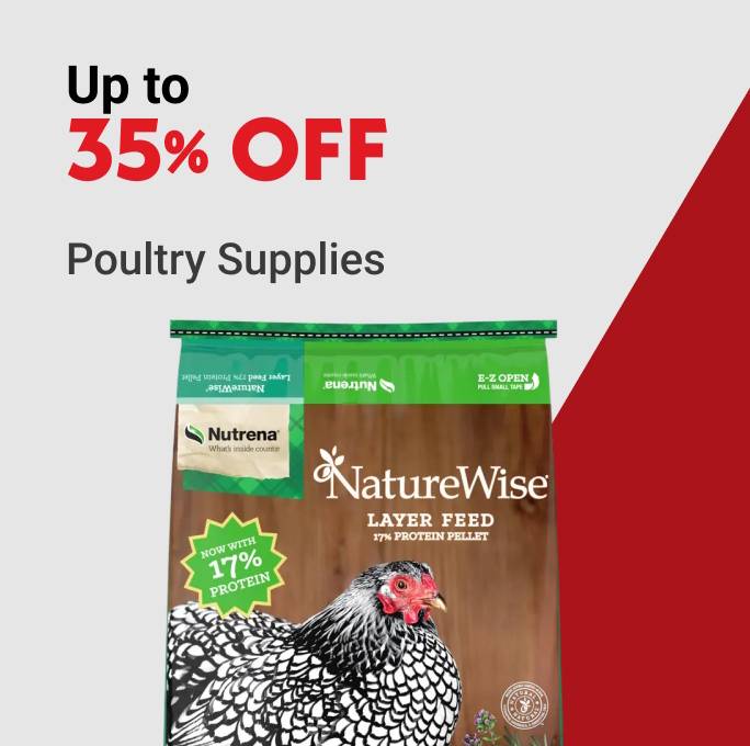 Up to 35% OFF Poultry Supplies