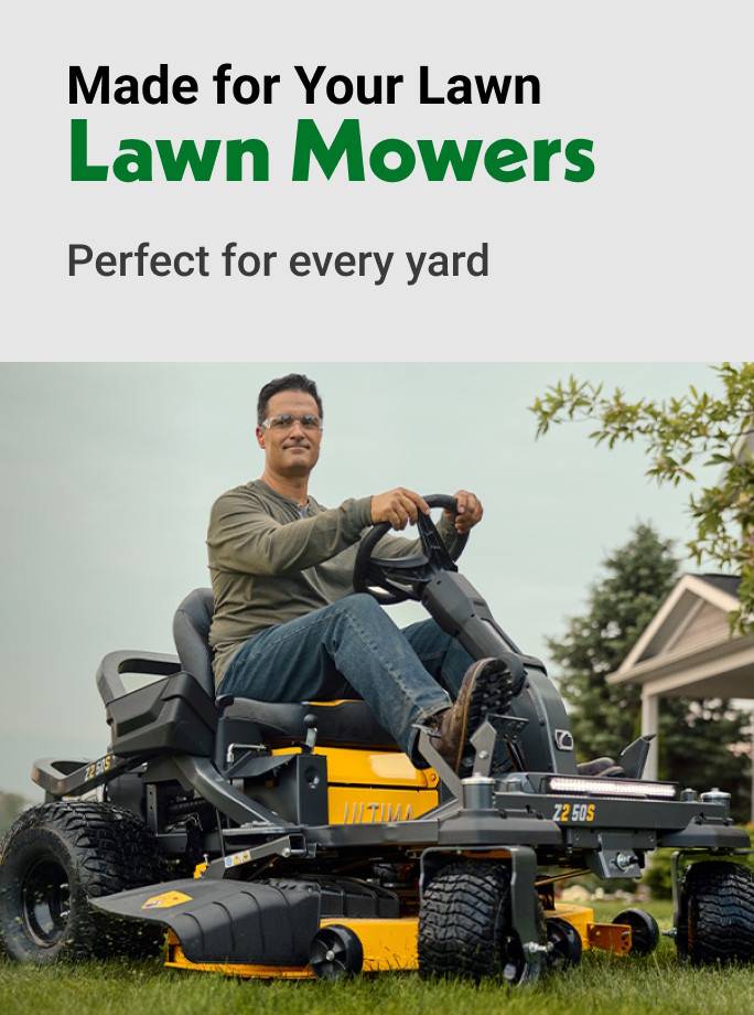 Made for Your Lawn Lawn Mowers Perfect for every yard