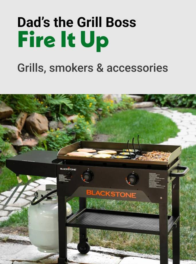 Dad's the Grill Boss Fire It Up Grills, smokers & accessories
